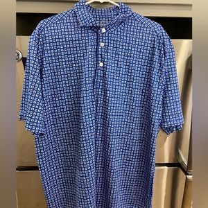 Mizzen + Main Phil Mickelson Golf Polo - XL Trim (Blue)